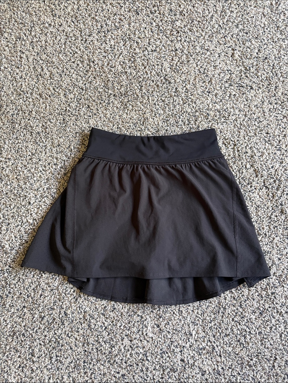 SPANX Black High-Low Athletic Skort